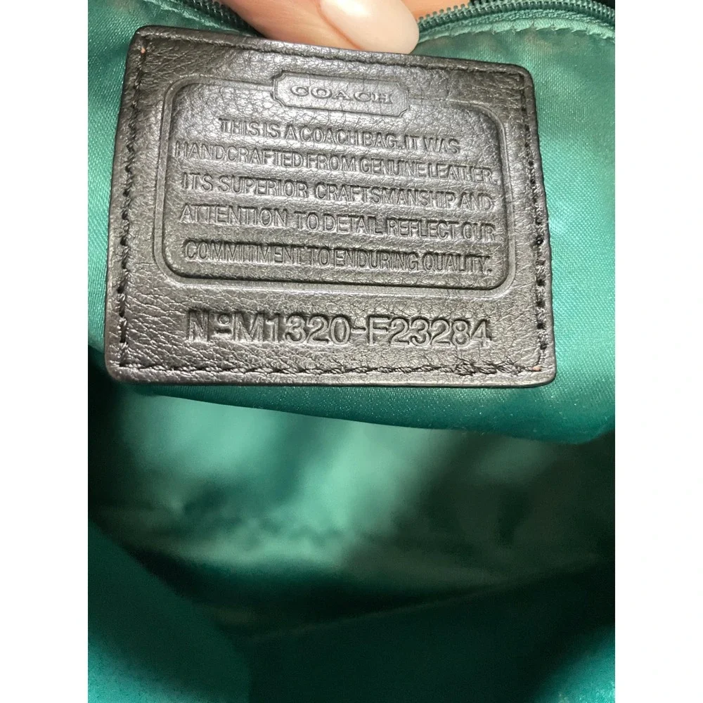 Coach Park Carrie Pebbled Leather Tote Bag
